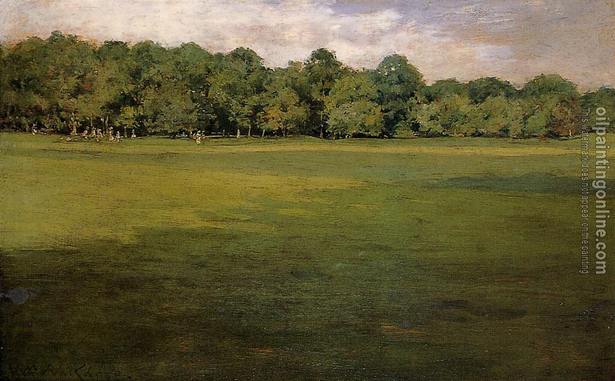 Chase, William Merritt - Prospect Park aka Croquet Lawn Prospect Park